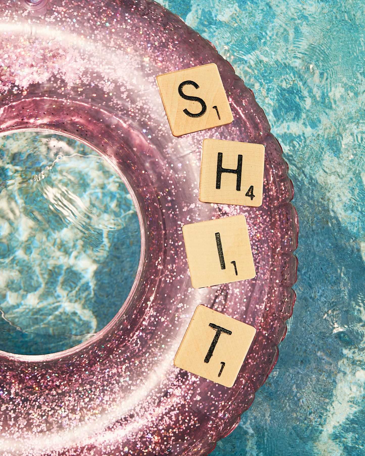 Shit Scrabble Tiles | Set of 4 Coasters