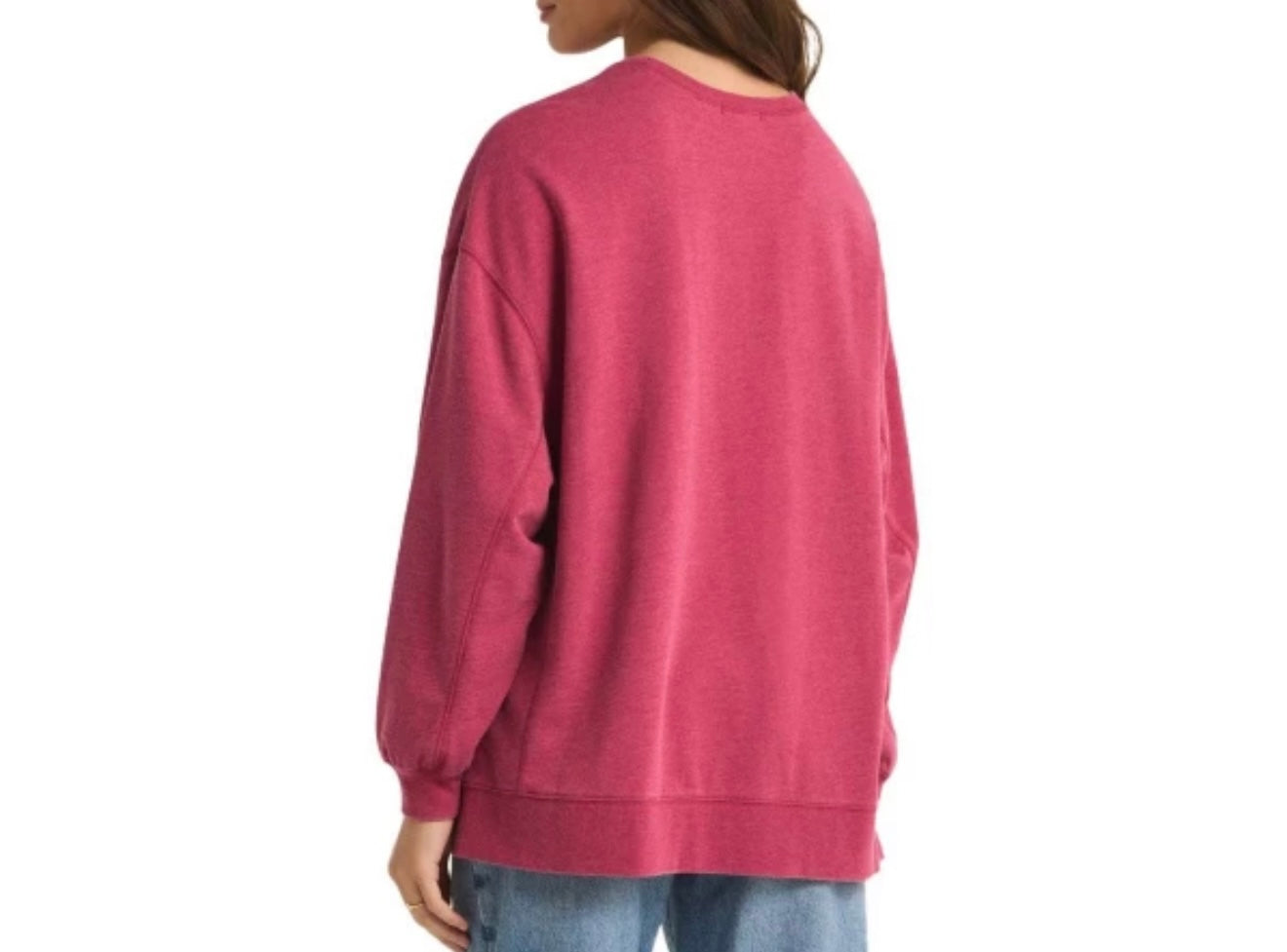 Oversized crewneck weekender sweatshirt