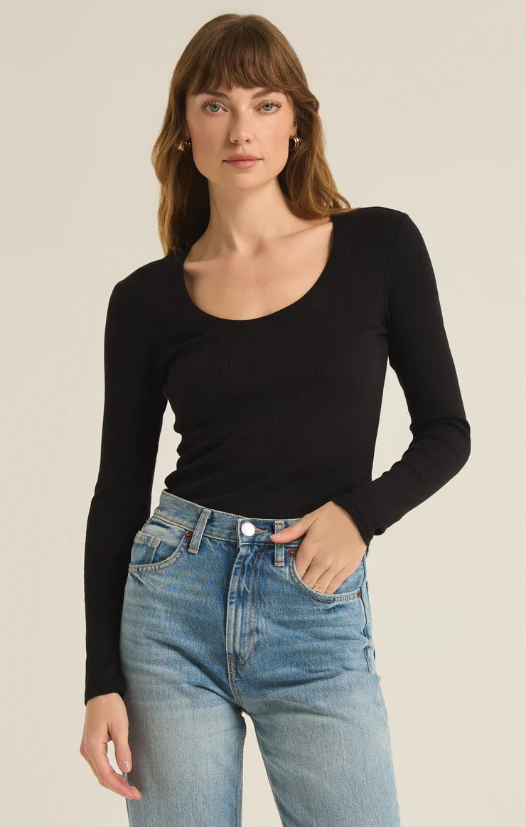 SIRENA RIB LONG SLEEVE TEE