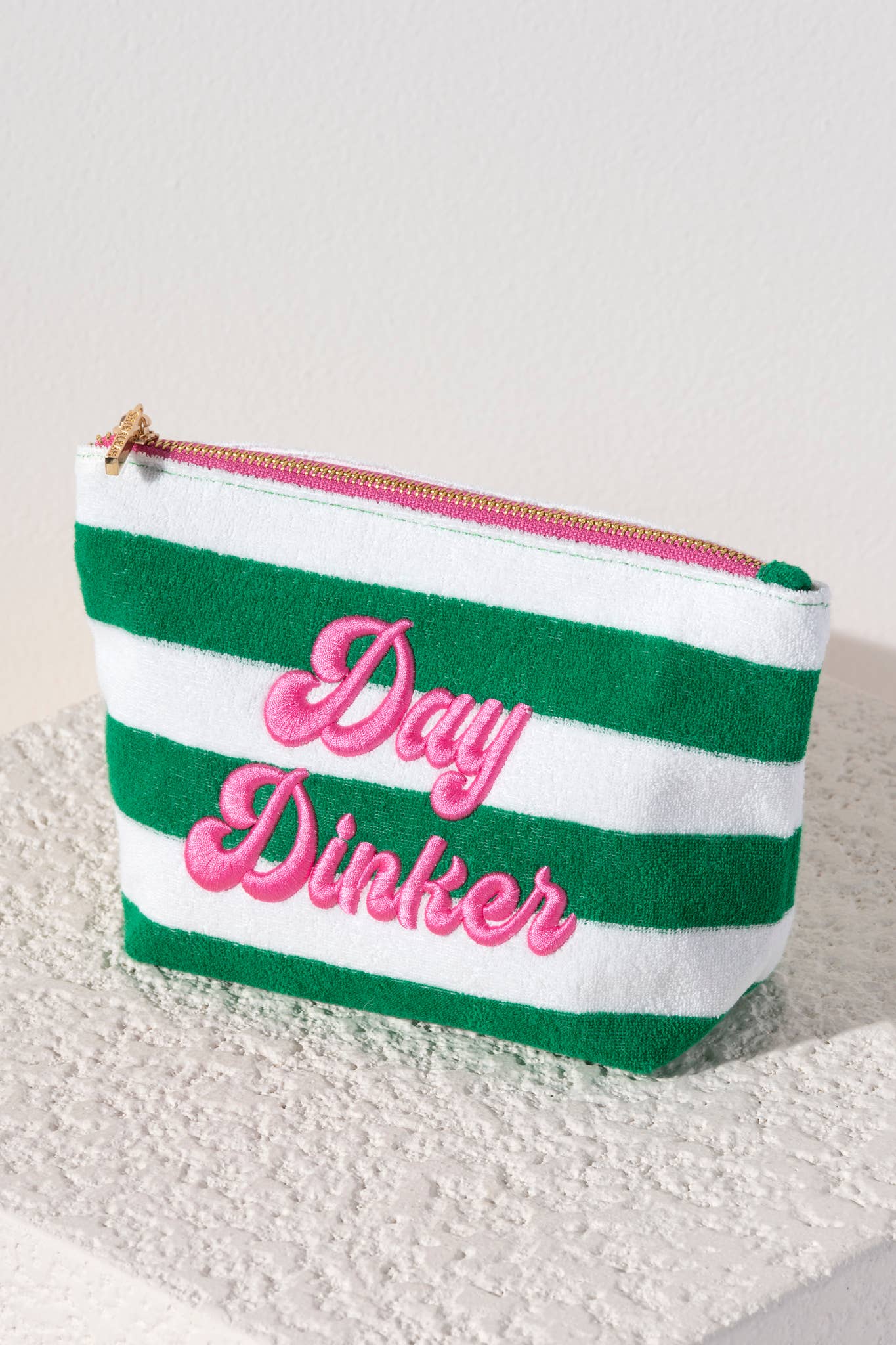 DAY DINKER ZIP POUCH, GREEN