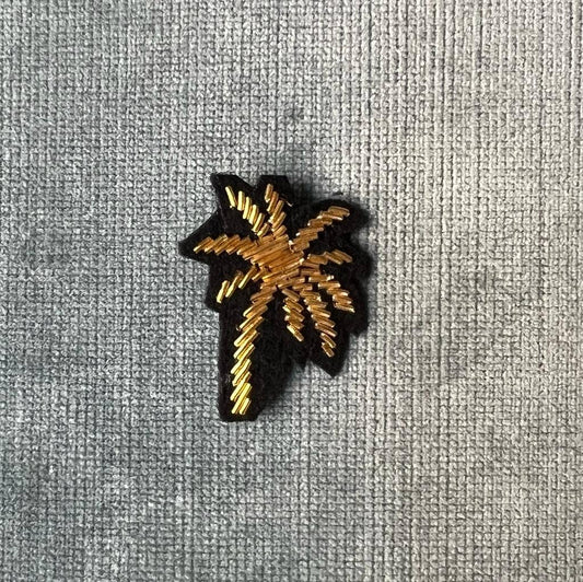 Brooch - Gold palm