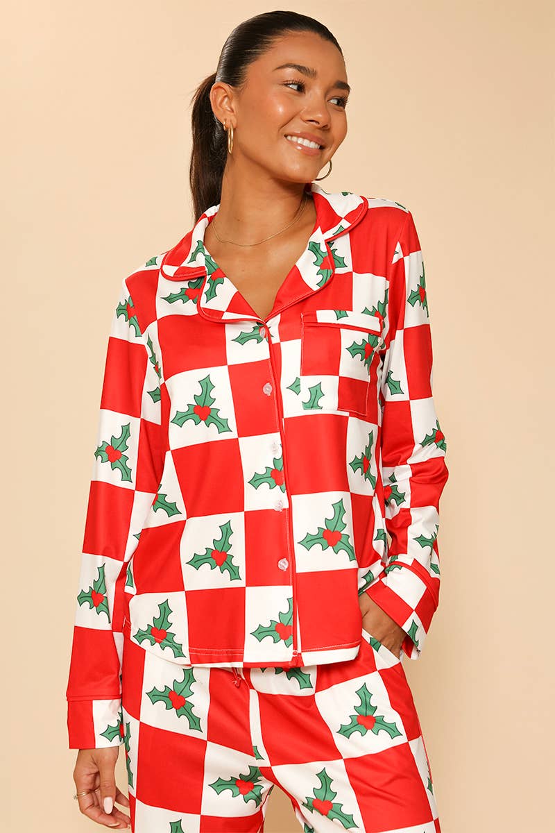 Holiday pajama set