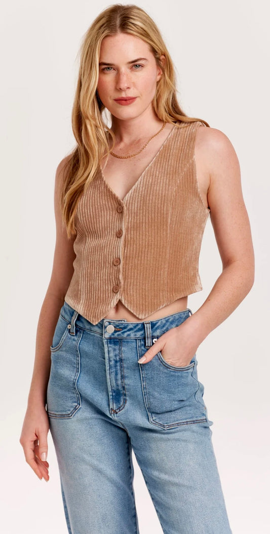 Corduroy vest