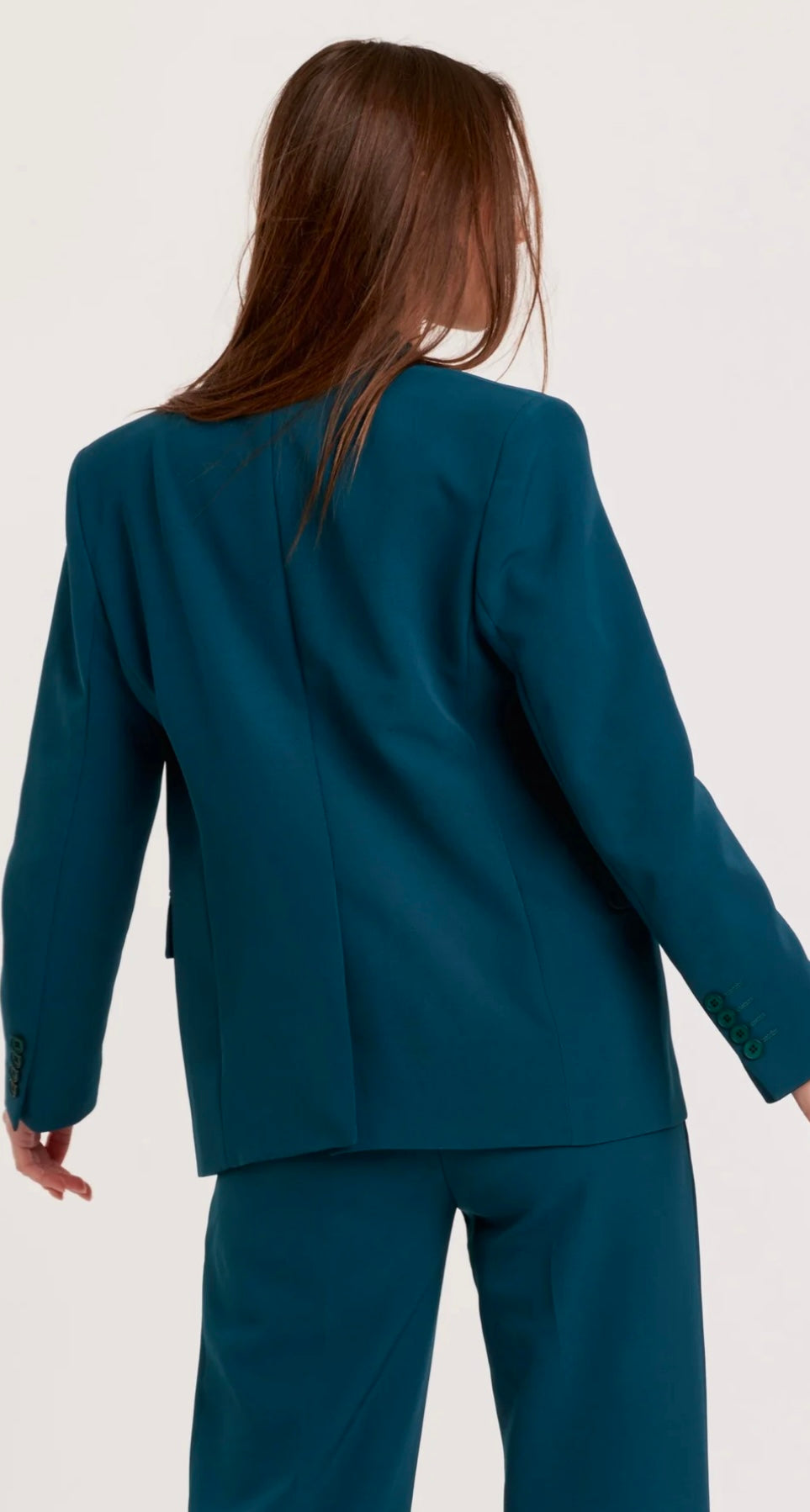 Dark teal blazer