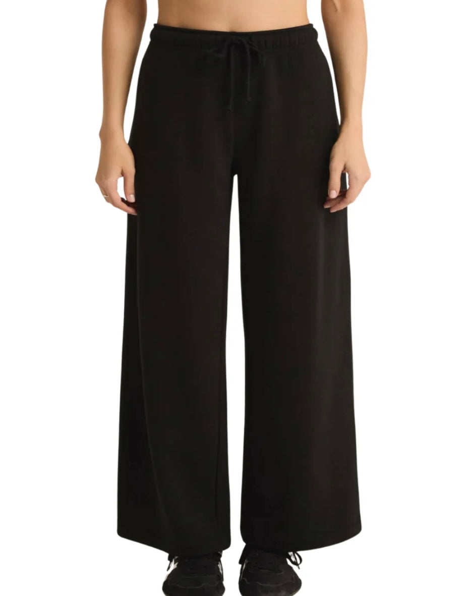 High waisted wide leg sweatpant