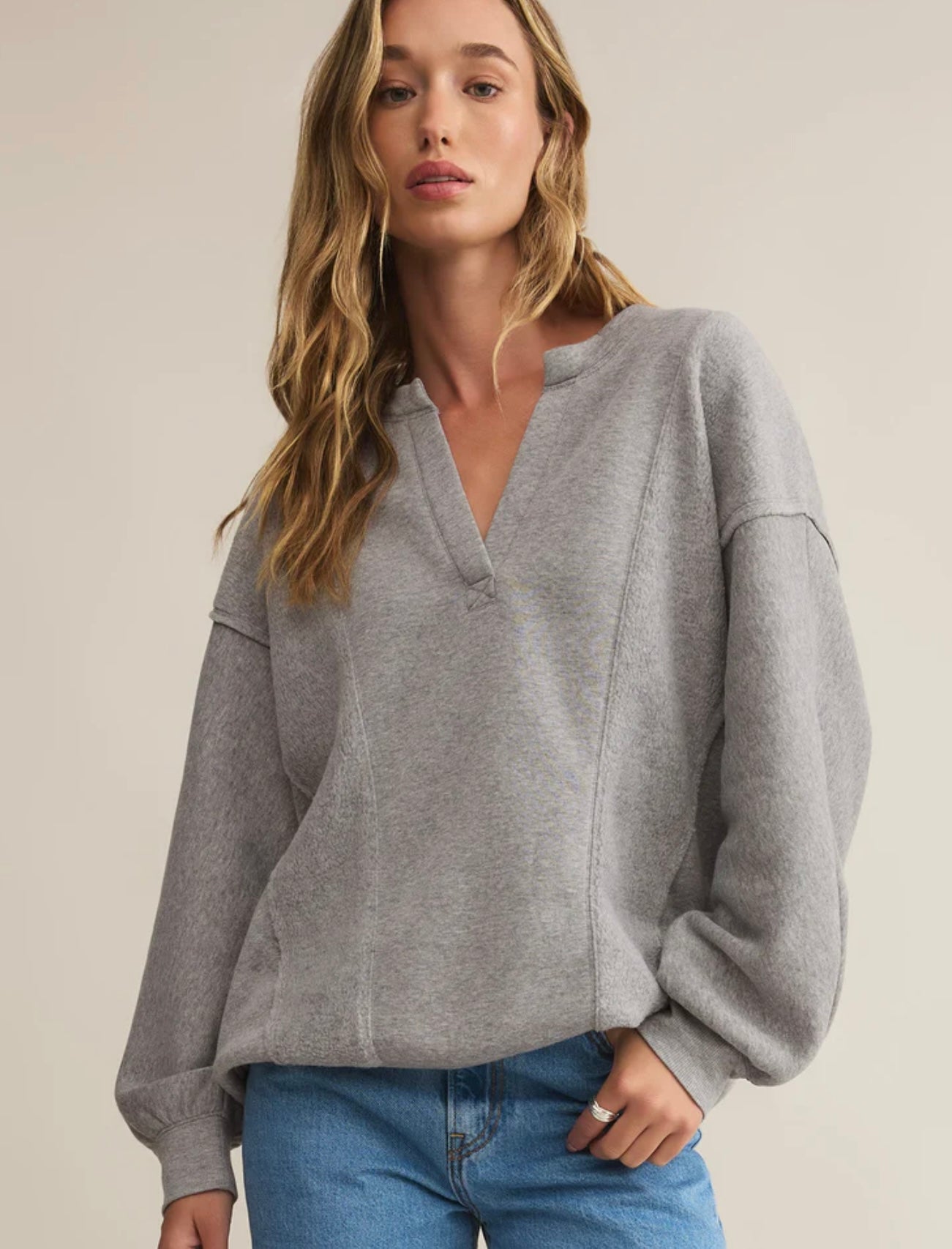 Grey sweatshirt