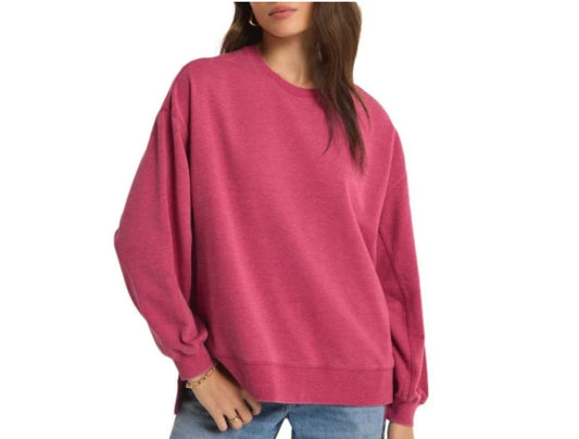 Oversized crewneck weekender sweatshirt