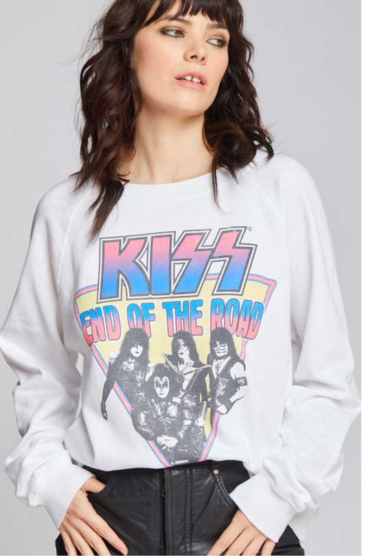 Kiss End Of The Road LS Burnout Sweatshirt