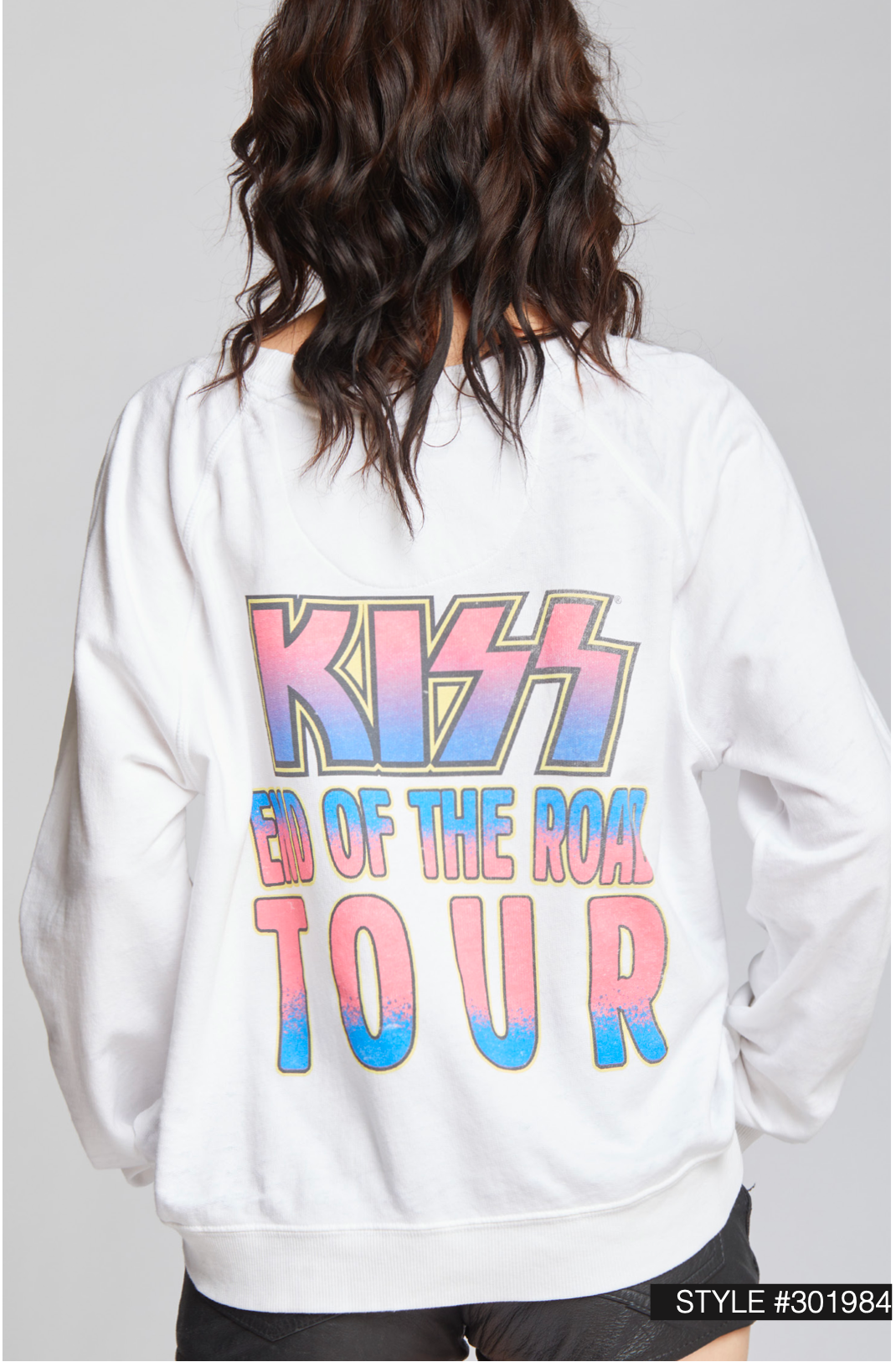 Kiss End Of The Road LS Burnout Sweatshirt