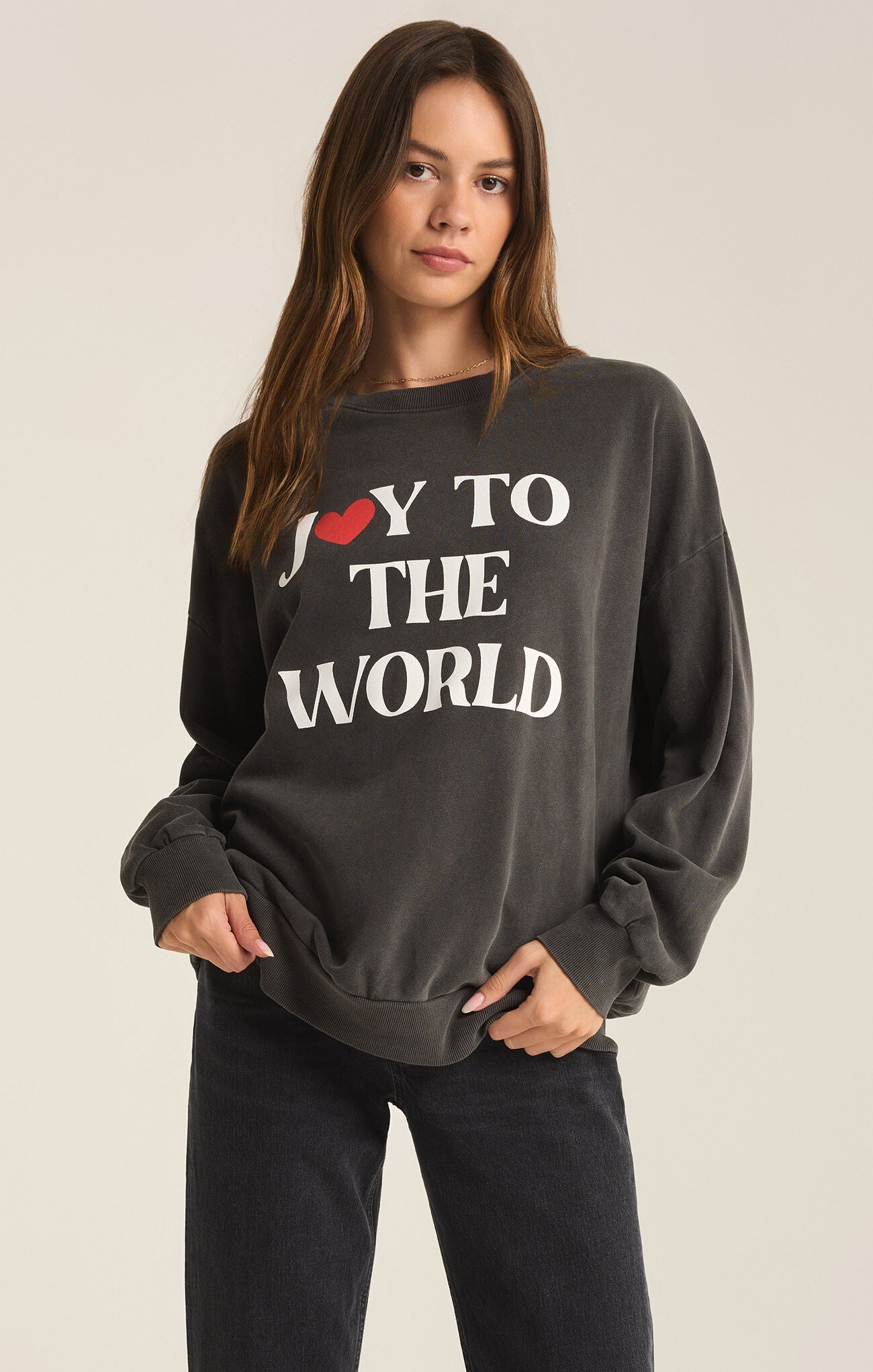 Joy to the world crew neck